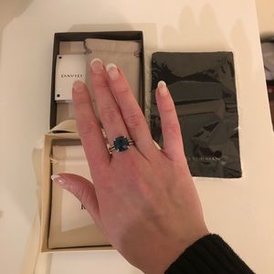 David Yurman Chatelaine Ring in Hampton Blue Topaz